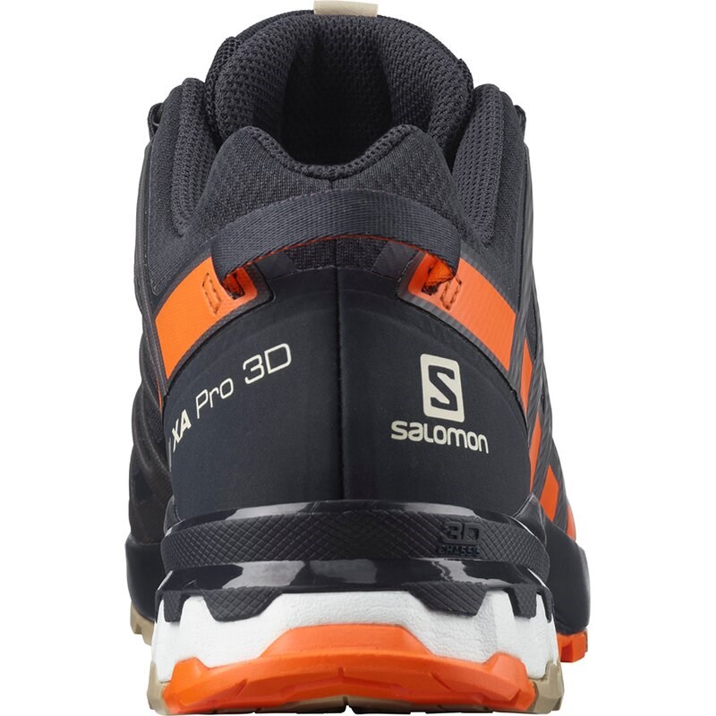 Salomon Herren Trailrunningschuhe XA PRO 3D v8 - Nachthimmel/Rotorange/Safari