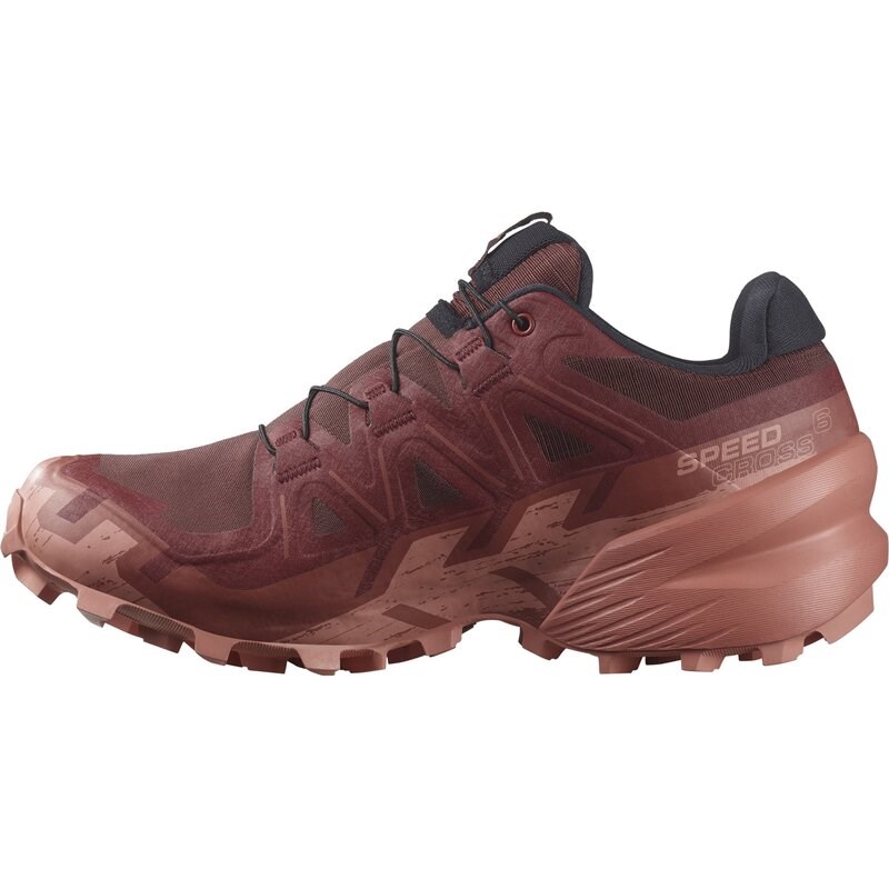Salomon Damen Trailrunningschuhe SHOES SPEEDCROSS 6 GTX W Rum - Rumrosine/Scheunenrot/Canyon-Ton