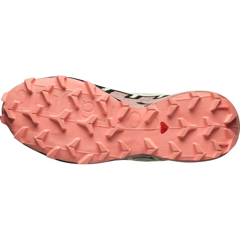 Salomon Damen Trailrunningschuhe SHOES SPEEDCROSS 6 GTX W Lime - Limettencreme/Mahagoni Rose/Schwarz