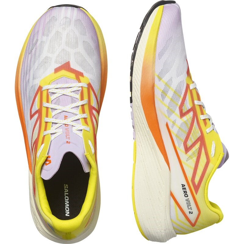 Salomon Herren Laufschuhe SHOES AERO VOLT 2 - Sulphur Spring/Orchid Petal/Vanilla