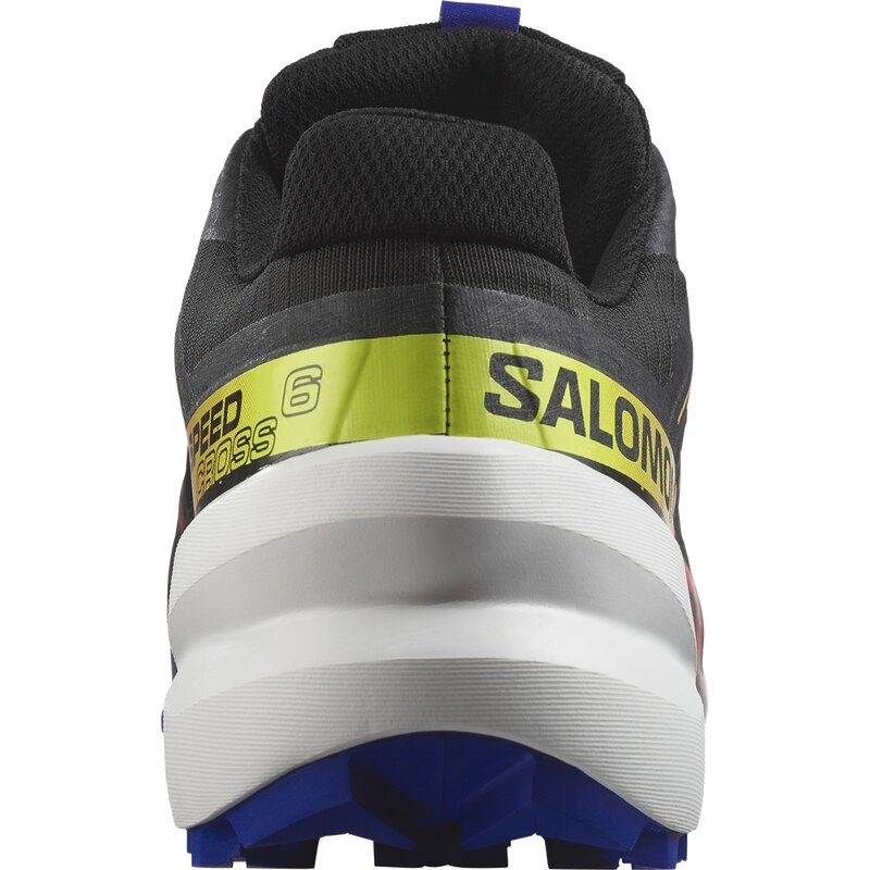 Salomon Herren Trekkingsandale SHOES SPEEDCROSS 6 GTX BLUE FIRE - Schwarz/Surf the Web/Sicherheit Gelb