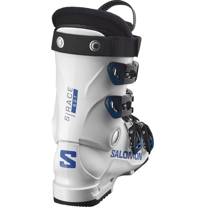 Salomon Kinder Ski-Schuhe ALP. BOOTS - Weiß/Weiß/Prozessblau