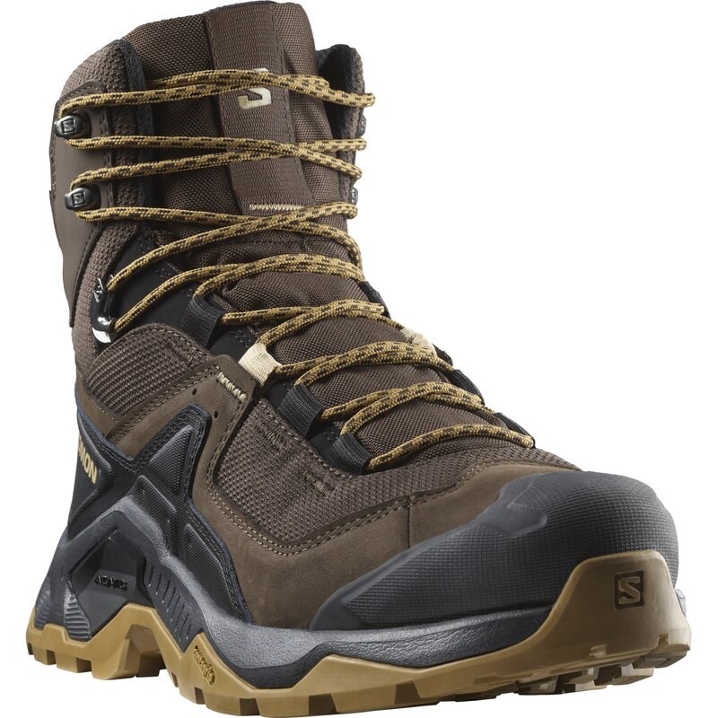 Salomon Herren Trekkingstiefel SHOES QUEST ELEMENT GTX - Delicioso/Schwarz/Mattgold