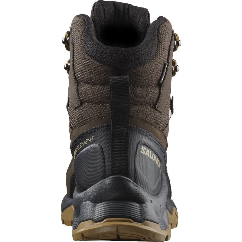 Salomon Herren Trekkingstiefel SHOES QUEST ELEMENT GTX - Delicioso/Schwarz/Mattgold