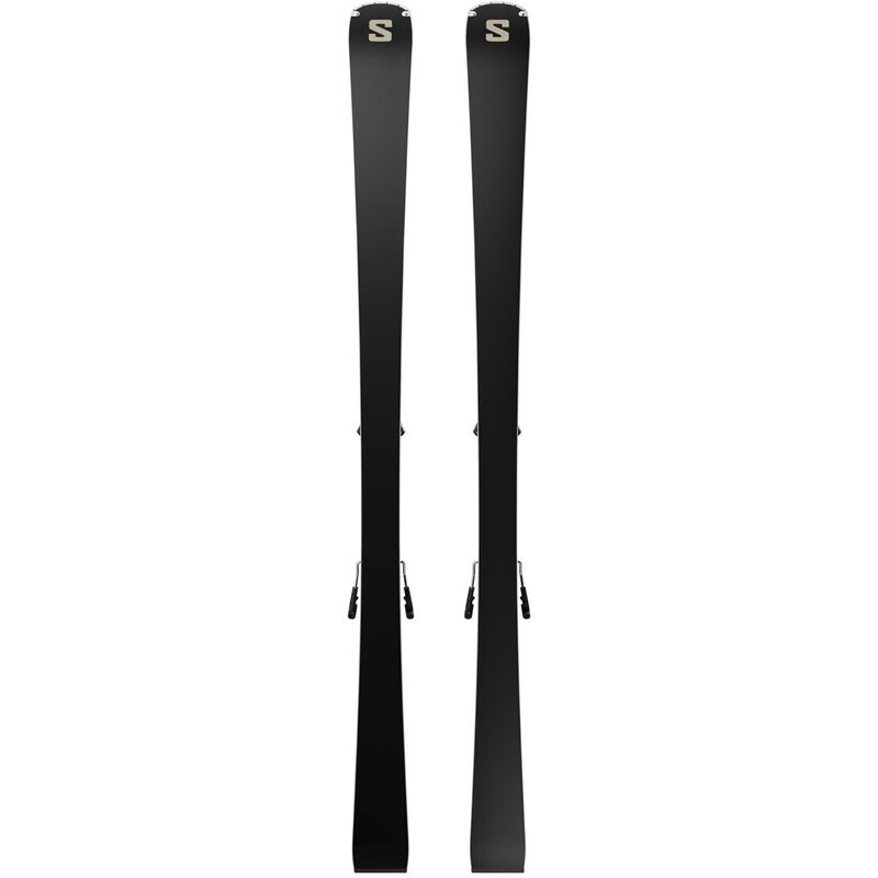 Salomon Damen All-Mountain Ski E - Light Bronze Metallic/Black