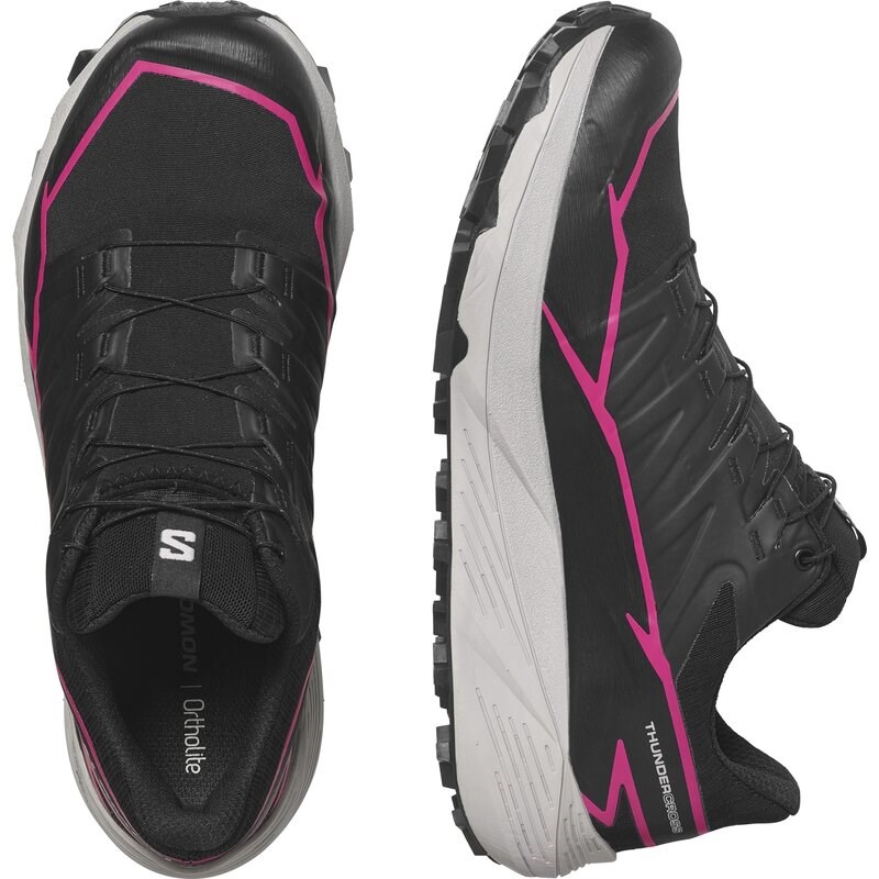 Salomon Damen Trailrunningschuhe SHOES THUNDERCROSS GTX W - Schwarz/Schwarz/Pink Glo