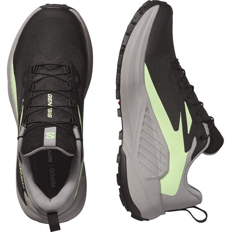 Salomon Damen Trailrunningschuhe SHOES GENESIS GTX W - Schwarz/Möwe/Patinagrün