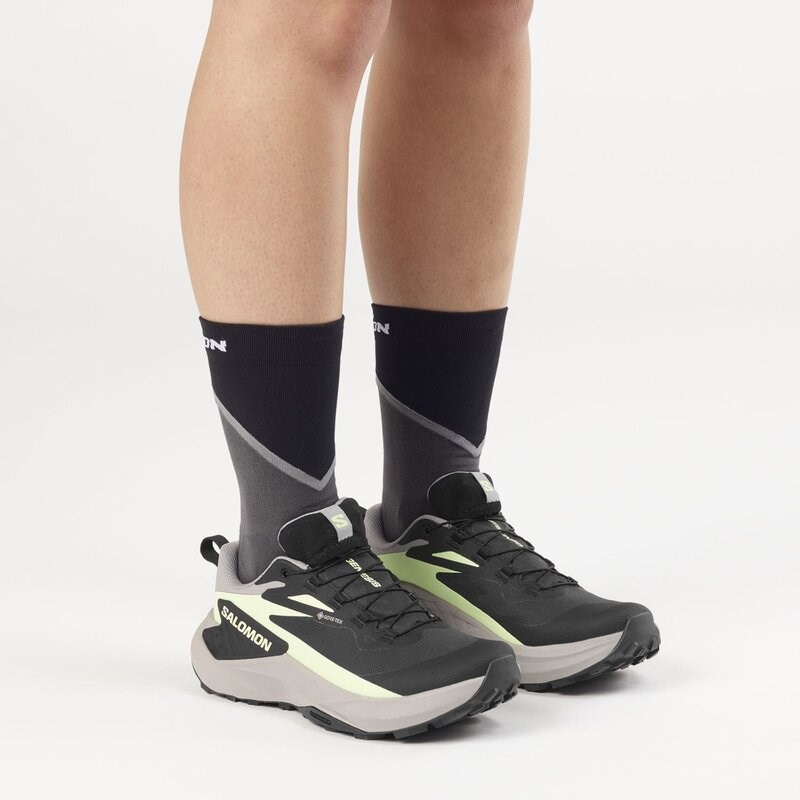 Salomon Damen Trailrunningschuhe SHOES GENESIS GTX W - Schwarz/Möwe/Patinagrün