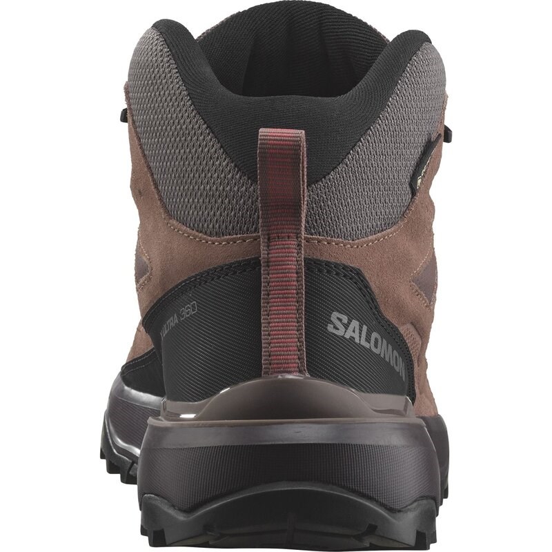 Salomon Damen Multifunktionsstiefel SHOES X ULTRA 360 LTR MID GTX W - Pfefferkorn/Cognac/Heiße Koralle
