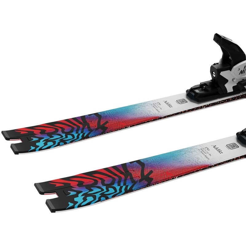 Salomon Herren All-Mountain Ski E ADDIKT + MI12 GW F80 - Weiß/Neon Blau/Rot