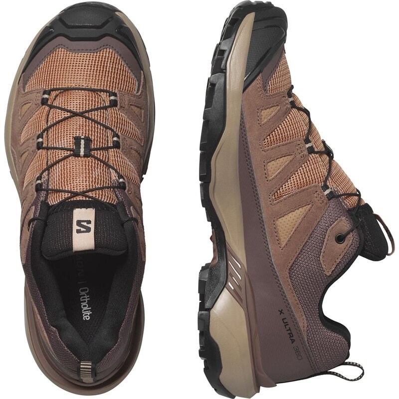 Salomon Damen Multifunktionsschuhe SHOES X ULTRA 360 LTR W - Kork/Cognac/Pfefferkorn
