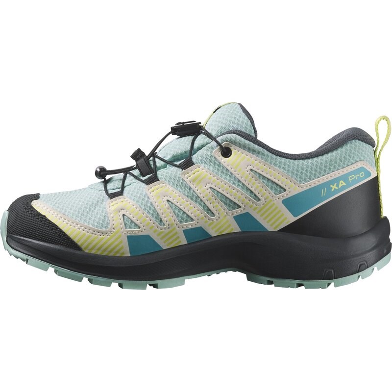 Salomon Kinder Multifunktionsschuhe SHOES XA PRO V8 CSWP J - Tanager Türkis/Tinte/Sonnig L