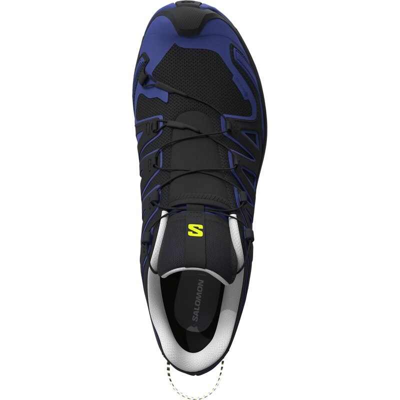 Salomon Herren Trailrunningschuhe SHOES XA PRO 3D V9 GTX - Schwarz/Surf the Web/Sicherheitsgelb