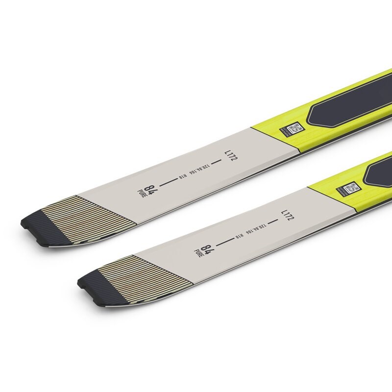 Salomon Herren Freeride Ski N MTN 84 PURE Rainy - Regentag/Pastell-Neon-Limette 1/Schwarz