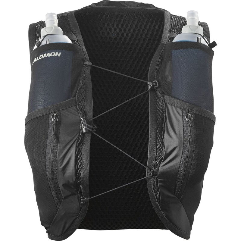 Salomon Rucksack ACTIVE SKIN 12 Women SET - SCHWARZ/METALL