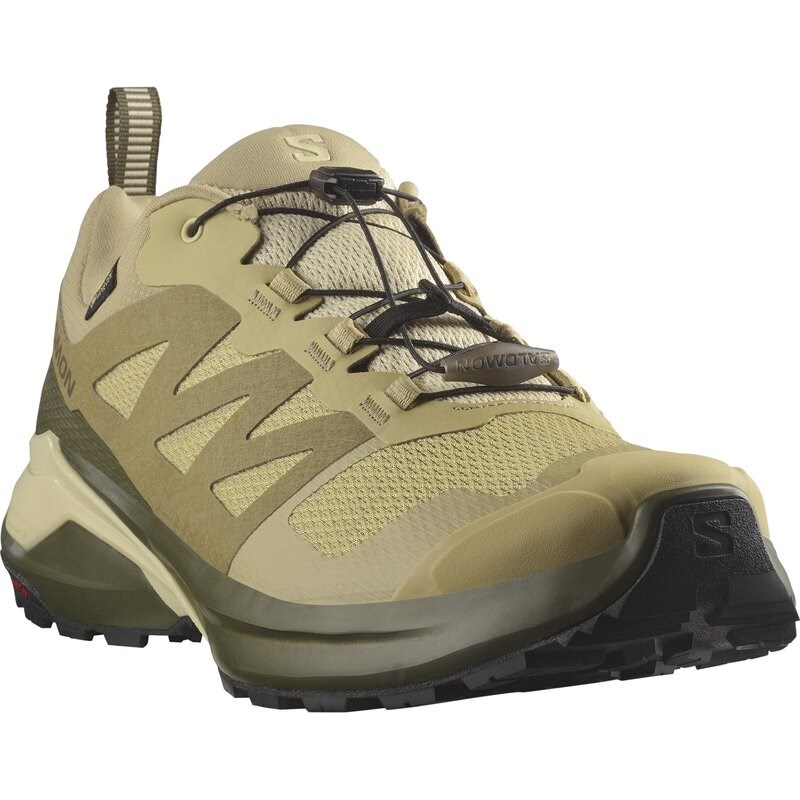 Salomon Herren Trailrunningschuhe SHOES X-ADVENTURE GTX - Schwamm/Grüner Nebel/Olive Night