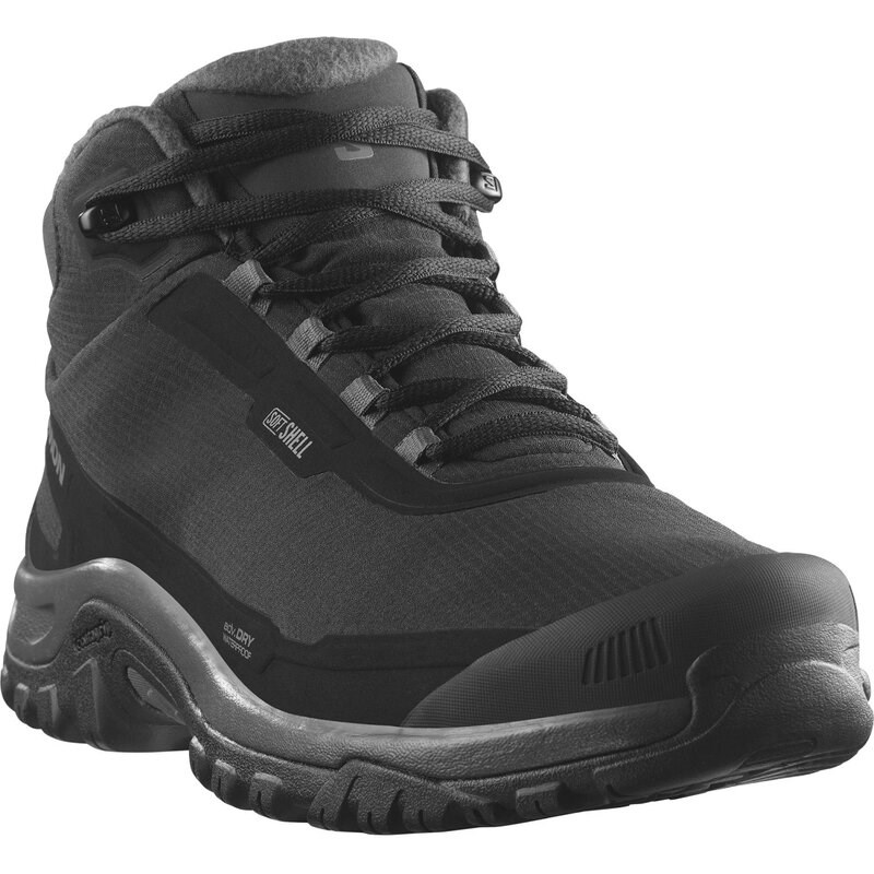 Salomon Herren Stiefel SHOES SHELTER WP - Schwarz/Asphalt/Castlerock