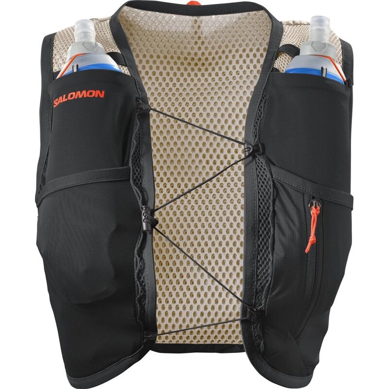 Salomon Rucksack ACTIVE SKIN 4 Women SET - EMERGLOW/SCHWARZ