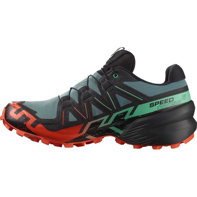 Salomon Herren Trailrunningschuhe SHOES SPEEDCROSS 6 GTX - Nordatlantik/Schwarz/Kirschtomate