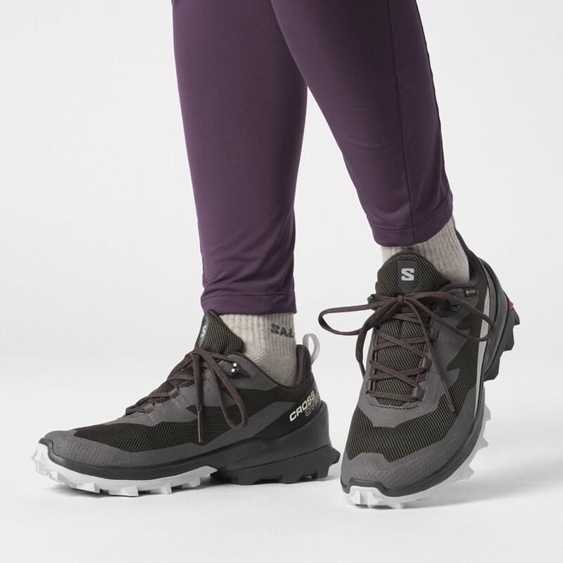 Salomon Damen Multifunktionsschuhe SHOES CROSS OVER 2 GTX W - Magnet/Phantom/Perlblau