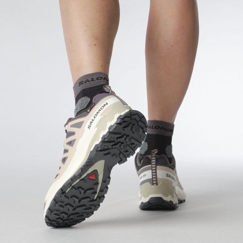 Salomon Damen Trailrunningschuhe SHOES XA PRO 3D V9 GTX W 9 - Neun Eisen/Oxford Tan/Luzerne