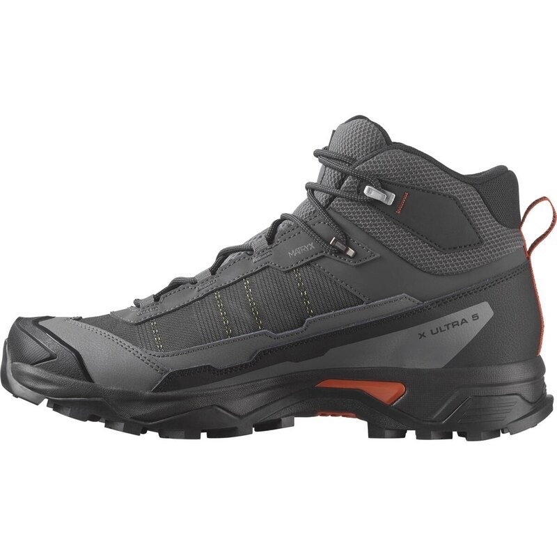 Salomon Herren Multifunktionsstiefel SHOES X ULTRA 5 MID GTX - Asphalt/Castlerock/Gebrannter Ocker