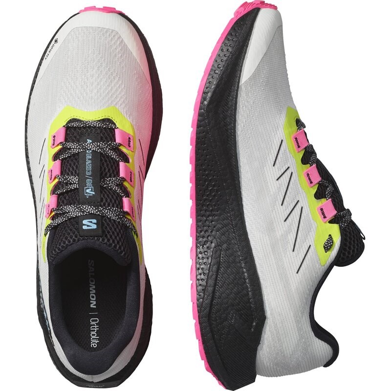 Salomon Herren Laufschuhe SHOES AERO BLAZE 3 GRVL GTX - Vanilleeis/Schwarz/Ojos del Salar