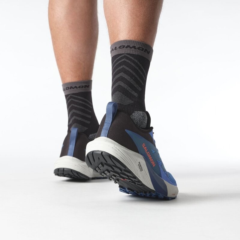 Salomon Herren Trailrunningschuhe SHOES SENSE RIDE 5 - Französischblau/Schwarz/Dunkelblau