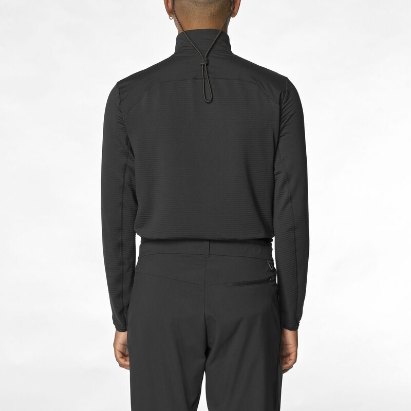 Salomon Herren Jacke SNTIAL LIGHTWARM HYBRID M DEEP - TIEFSCHWARZ