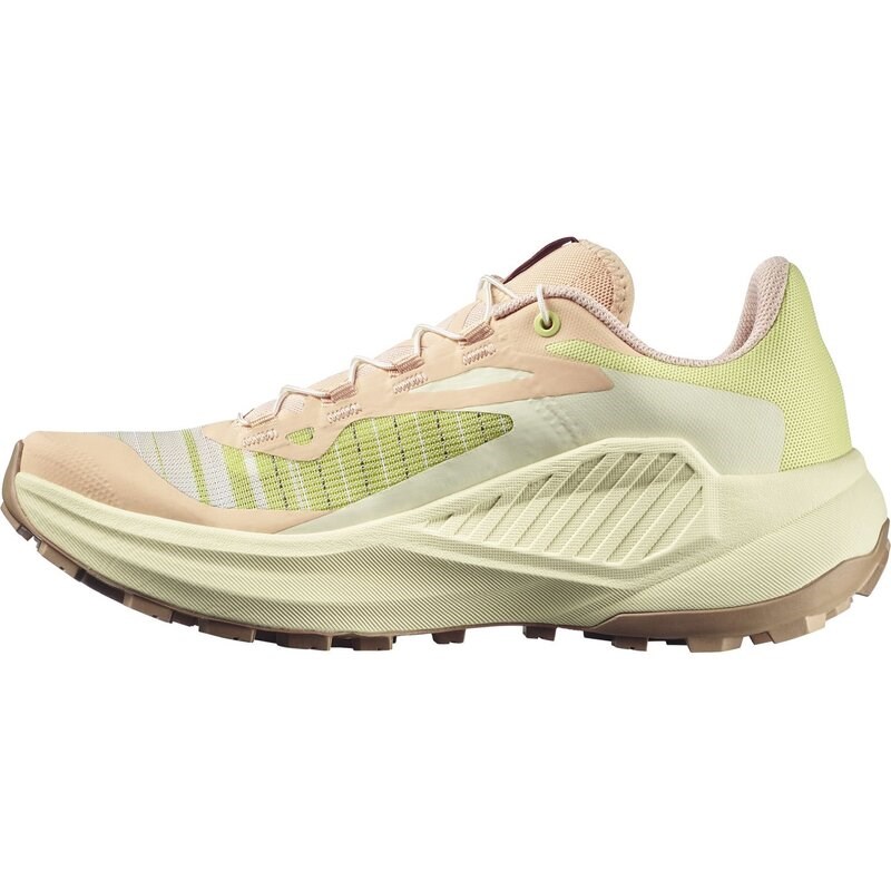 Salomon Damen Trailrunningschuhe SHOES GENESIS W Almond - Mandelcreme/Transparentes Gelb/Sonne