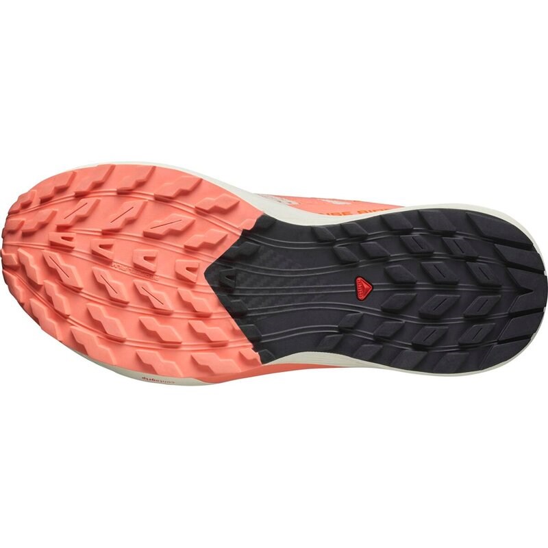 Salomon Damen Trailrunningschuhe SHOES SENSE RIDE 5 W - Zarter Pfirsich/Fusion Coral/Schwarz