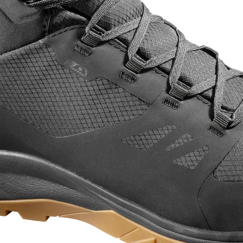 Salomon Herren Schuhe OUTsnap CSWP - Schwarz/Ebenholz/Gummi a