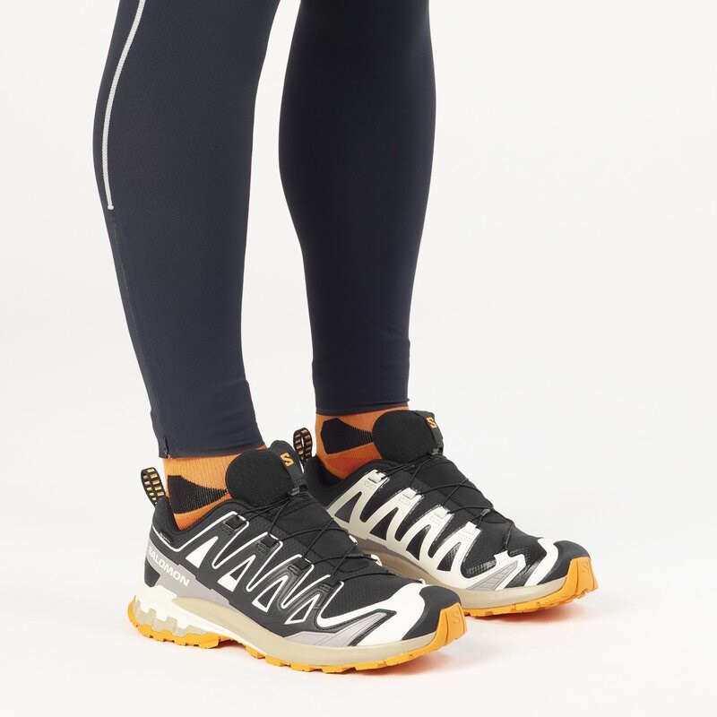 Salomon Herren Trailrunningschuhe SHOES XA PRO 3D V9 GTX - Schwarz/Vanilleeis/Kurkuma