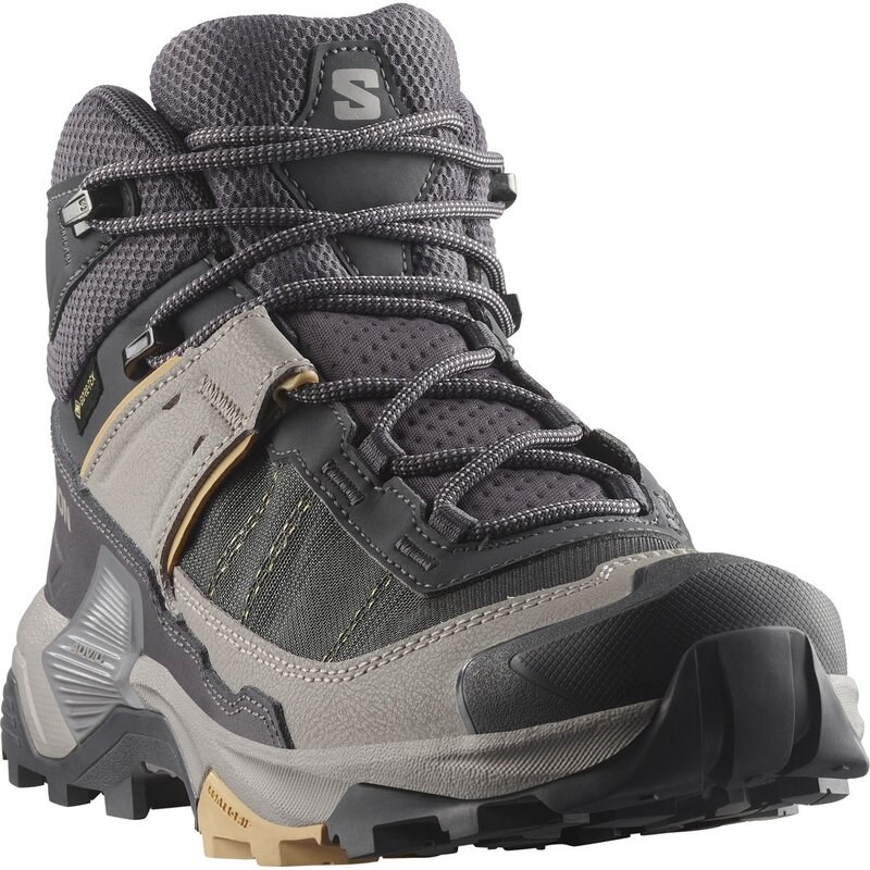 Salomon Damen Trekkingstiefel SHOES X ULTRA 5 MID GTX W 9 - Neun Eisen/Möwe/Weicher Ton