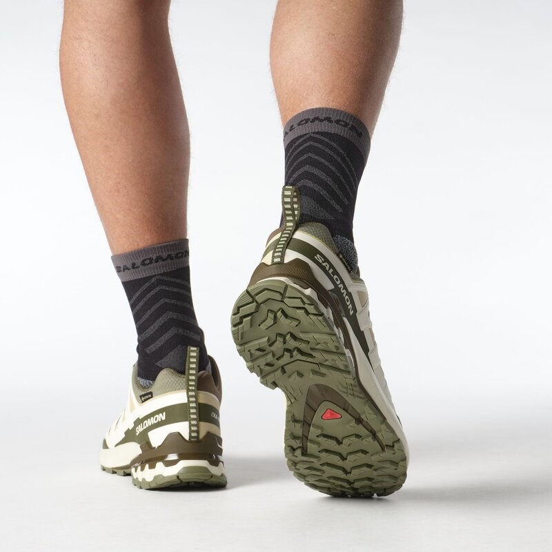 Salomon Herren Trailrunningschuhe SHOES XA PRO 3D V9 GTX - Tiefes Flechtengrün/Safari/Dunkle Erde