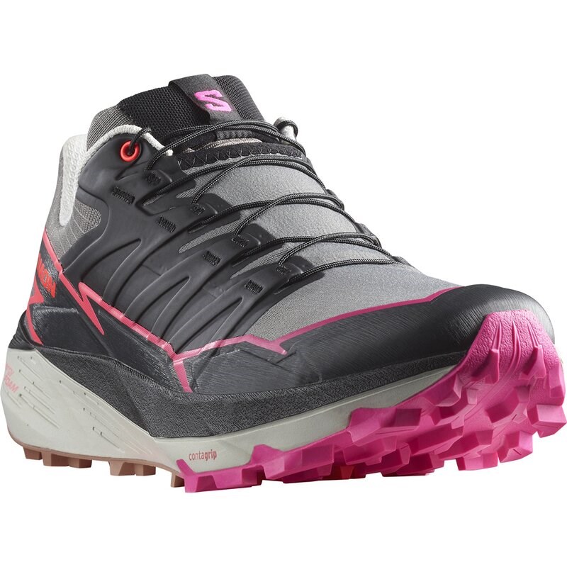 Salomon Damen Laufschuhe SHOES THUNDERCROSS W - Pflaumenkätzchen/Schwarz/Pink Glo