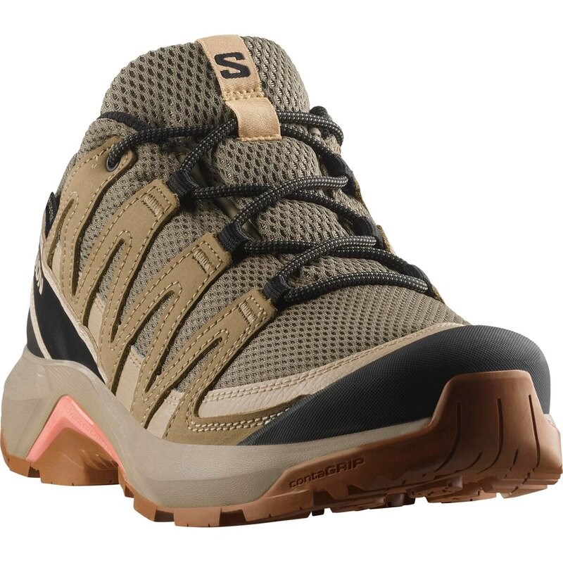 Salomon Damen Multifunktionsschuhe SHOES X-ADVENTURE RECON GTX W - Falke/Wüstenbraun/Hyma Pink