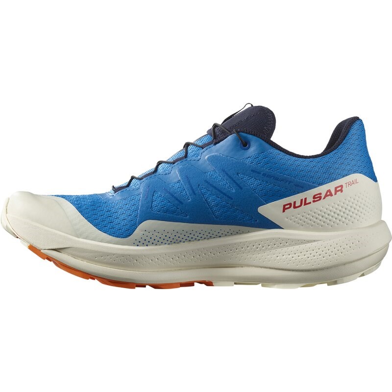 Salomon Herren Trailrunningschuhe SHOES PULSAR TRAIL Indigo - Indigoblau/Vanilleeis/Lebendig