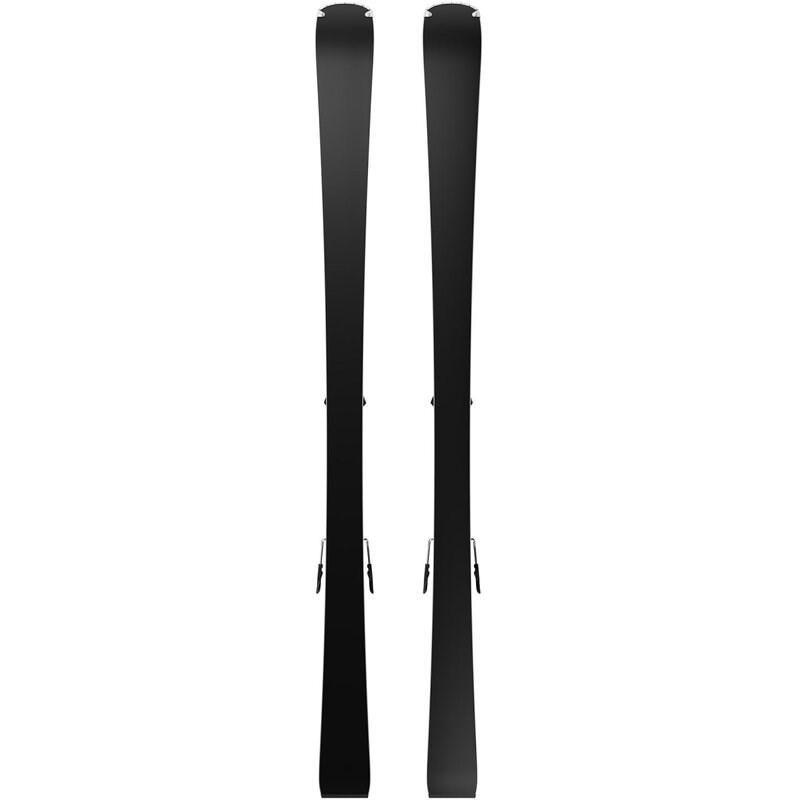 Salomon Damen All-Mountain Ski E - Silber/Schwarz/Maisstroh Metallic