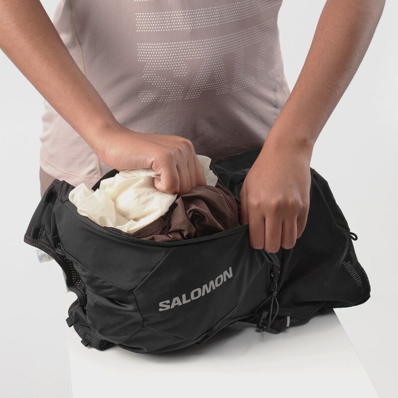 Salomon Rucksack ADV SKIN 12 WOMEN SET - SCHWARZ / Asphalt