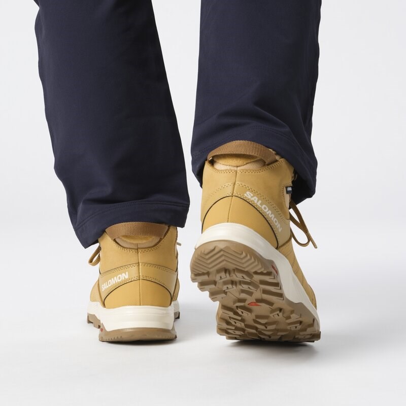 Salomon Damen Apres Schuhe SHOES OUTCHILL TS CSWP W - Toffee/Mandelmilch/Rohleder