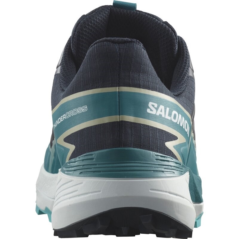 Salomon Herren Trailrunningschuhe SHOES THUNDERCROSS - Kohlenstoff/Tahitianische Flut/Pfau Blau
