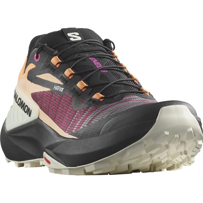 Salomon Damen Trailrunningschuhe SHOES GENESIS W - Paradiesvogelblume/Schwarz/Mandelmilch
