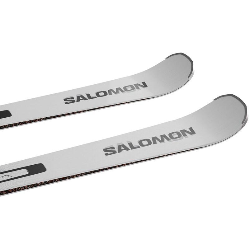 Salomon Herren All-Mountain Ski E ADDIKT PRO 66 + MI12 - Weiß/Rennblau/Rhodamin