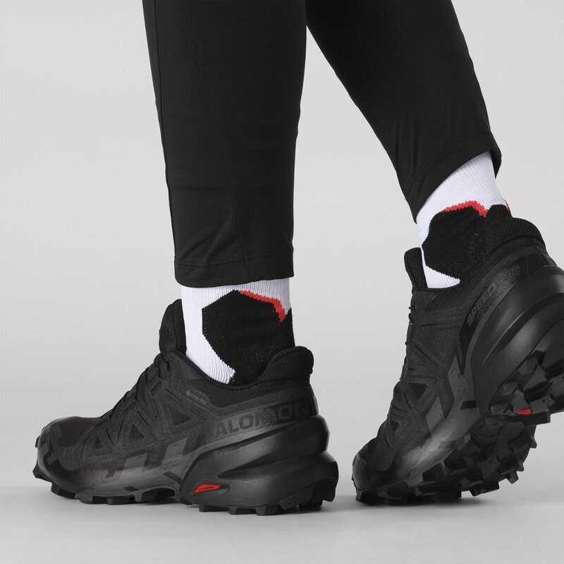 Salomon Damen Trailrunningschuhe SHOES SPEEDCROSS 6 GTX W - Schwarz/Schwarz/Phantom