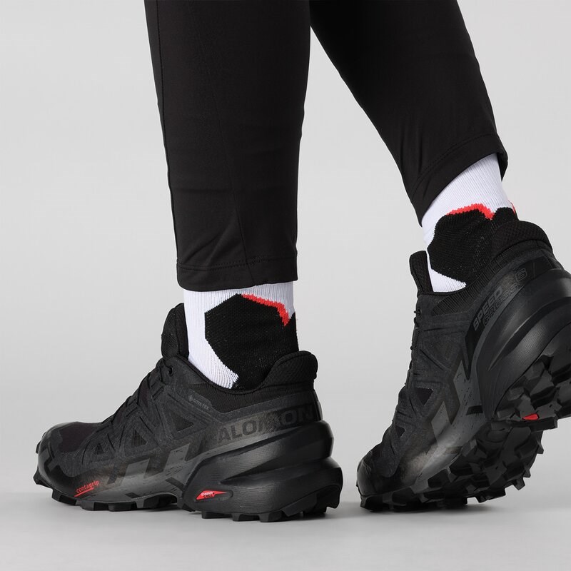 Salomon Damen Trailrunningschuhe SHOES SPEEDCROSS 6 GTX W - Schwarz/Schwarz/Phantom