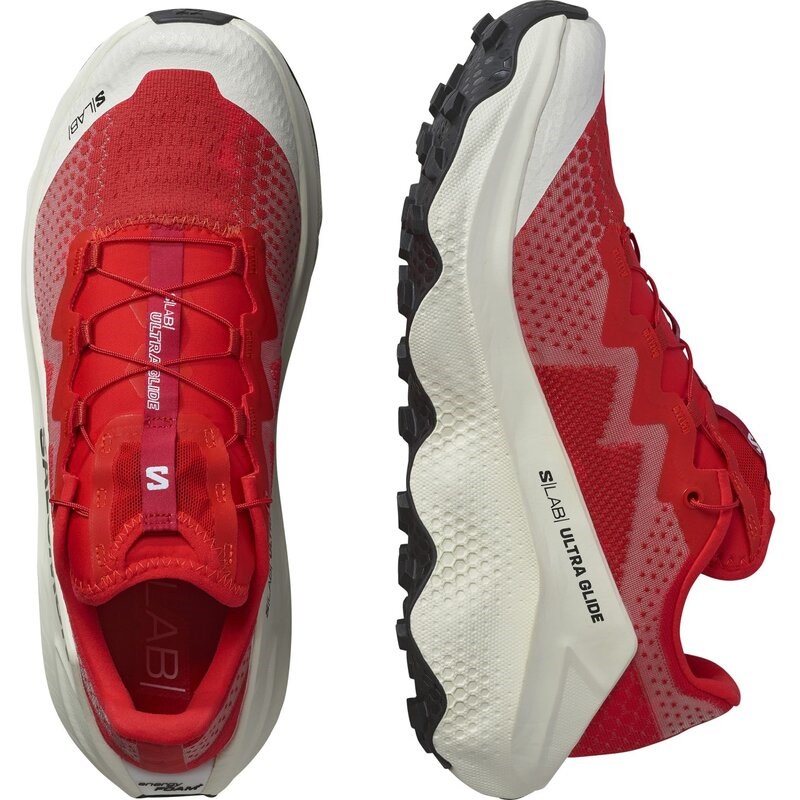 Salomon Herren Trailrunningschuhe SHOES - Feuriges Rot/Pompejanisches Rot/Vanilleeis