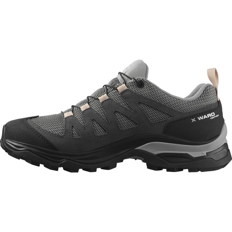 Salomon Damen Multifunktionsschuhe SHOES X WARD LEATHER GTX W - Möwe/Schwarz/Ebenholz