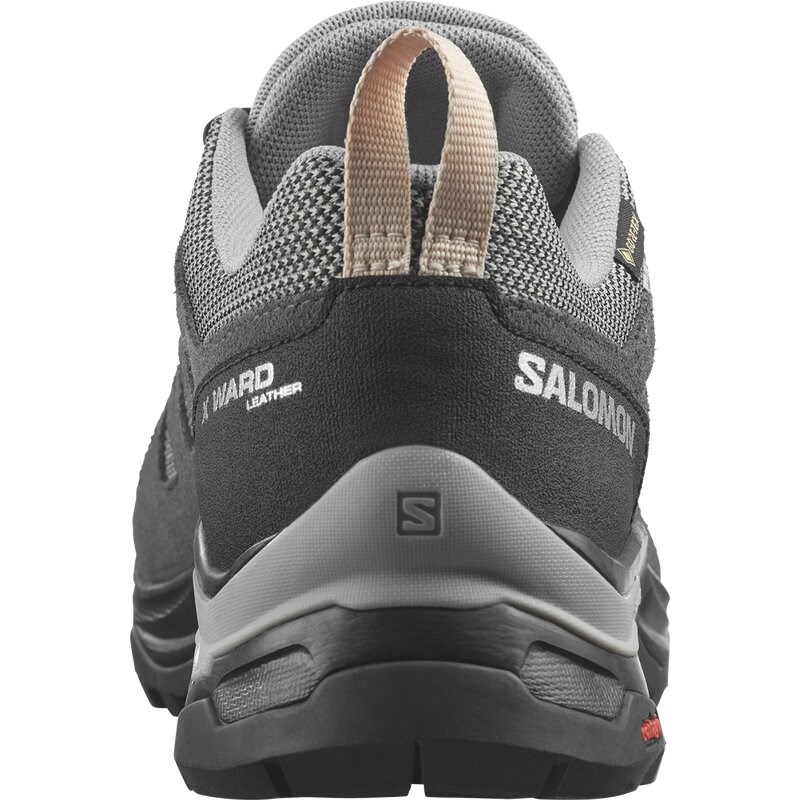 Salomon Damen Multifunktionsschuhe SHOES X WARD LEATHER GTX W - Möwe/Schwarz/Ebenholz