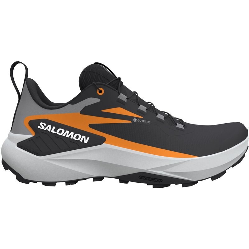 Salomon Herren Trailrunningschuhe SHOES GENESIS GTX - Schwarz/Kurkuma/LEGIERUNG